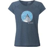 Vaude Tekoa II SS T-Shirt Women, sininen EU 46 | XXL 2023 Lyhythihaiset kiipeilypaidat