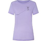 Super.natural - Women's Gipfelglück Tee - Merinovillapaita L, violetti
