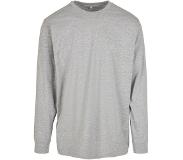 Build Your Brand Long Sleeve Crew Neck T-shirt Harmaa M Mies