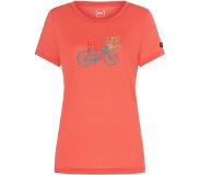 Super.natural - Women's Lovely Bike Tee - Merinovillapaita L, punainen