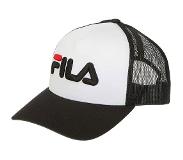 FILA Beppu Linear Logo Snapback Trucker Cap Musta Mies