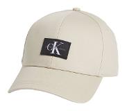Calvin Klein Jeans Mono Logo Patch Cap Beige Mies