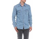 Replay M4981.000.26c44a Long Sleeve Shirt Sininen M Mies