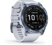 Garmin Fenix 7X Sapphire Solar vaaleansininen DLC-titaani ja vaaleanharmaa ranneke 010-02541-15