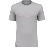 Salewa Pure Eagle Frame Dry Short Sleeve T-shirt Harmaa M Mies