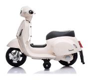 Vespa Mini Vespa Sähköinen Kids Scooter Valkoinen - Tehokas Akku - Sivupyörillä Ja Ajovaloilla - Turvallinen Lapsille - Helposti Ohjattavissa