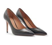 HUGO BOSS Heeled pumps in Italian leather with pointed toe