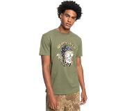 Quiksilver Skull Trooper Short Sleeve T-shirt Vihreä M Mies
