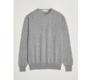 Piacenza Cashmere Cashmere Crew Neck Sweater Light Grey