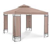 Uniprodo Paviljonki - 3 x 3 m - 160 g/m2 - beige