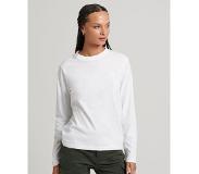 Superdry Vintage Logo Long Sleeve T-shirt Valkoinen M Nainen