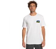 Quiksilver Colour Flow Short Sleeve T-shirt Valkoinen L Mies