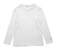 Replay Sg7091.020.22973 Junior Long Sleeve T-shirt Valkoinen 14 Years Tyttö