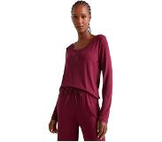 Tommy Hilfiger Henley Long Sleeve T-shirt Punainen XL Nainen