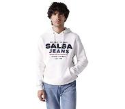 Salsa Jeans Regular Branding Sweater Valkoinen S Mies