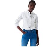 Salsa Jeans Dye Effect Denim Jacket Valkoinen XS / 32 Nainen