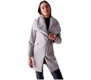 Salsa Jeans 125324-111 / Outdoor Collar Coat Harmaa M Nainen