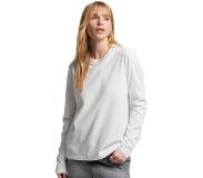 Superdry Vintage Logo Emb Long Sleeve T-shirt Valkoinen L Nainen