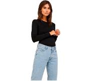 Jack & Jones Harmony Tight Dream Long Sleeve O Neck T-shirt Musta 2XL Nainen