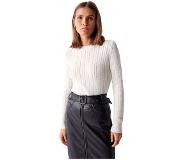 Salsa Jeans Basic Sweater Valkoinen S Nainen