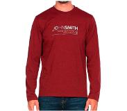 John Smith Erres Long Sleeve T-shirt Punainen M Mies