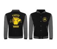 Heroes Pokemon Collegiate Pikachu Bomber Jacket Musta 2XL Mies