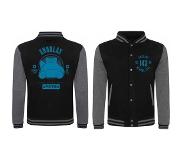 Heroes Official Pokemon Collegiate Snorlax Bomber Jacket Musta S Mies