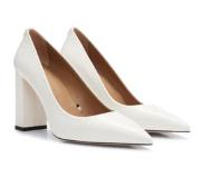 HUGO BOSS Nappa leather pumps with 9cm block heel