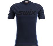 Swix Roadline RaceX Short Sleeve M Dark navy/Lake blue