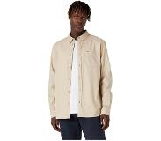 Wrangler 1 Pocket Button Down Regular Fit Long Sleeve Shirt Beige XL Mies