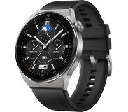 Huawei watch gt3 pro 46mm titanium with black sport strap