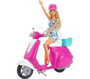 Barbie - Nukke ja skootteri (GBK85)