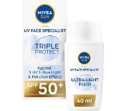 Nivea SUN UV Face Specialist Triple Protect Fluid SPF50+ 40 ml