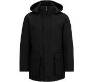 HUGO BOSS Relaxed-fit parka in water-repellent ottoman fabric