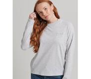 Superdry Vintage Logo Long Sleeve T-shirt Harmaa M Nainen