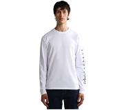 Napapijri Sadas 1 Long Sleeve Crew Neck T-shirt Valkoinen 2XL Mies