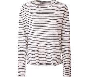 Pepe Jeans Lana Long Sleeve T-shirt Beige,Sininen M Nainen
