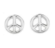Silver Bar Peace korvakorut 7 mm 8067
