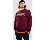 Thrasher Cop Car Crewneck Neulepaita maroon Koko S