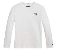 Tommy Hilfiger New York Flag Graphic Long Sleeve T-shirt Valkoinen 16 Years Poika