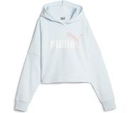 Puma Ess Logo Cropped Hoodie Sininen 11-12 Years Tyttö