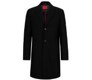 HUGO BOSS Wool-blend coat with ivory-nut buttons