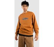 Welcome Vortex Pigment-Dyed Crew Neulepaita brown Koko XL