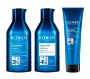 Redken Extreme Strength Builder Plus 250ml + Shampoo 300ml + Conditioner 300ml