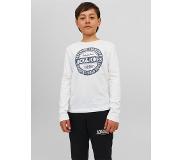 Jack & Jones 12237416 Long Sleeve T-shirt Valkoinen 6 Years Poika