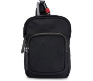 HUGO BOSS Reporter bag with carabiner hook and branded strap
