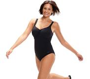 Speedo Shaping Aquanite Mastectomy Pocketing Swimsuit Musta UK 36 Nainen