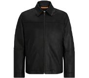 HUGO BOSS Regular-fit jacket in nappalan goat suede