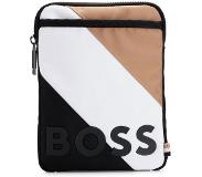 HUGO BOSS Neck pouch with logo and signature stripe