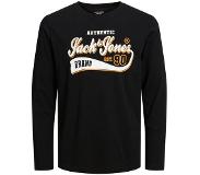 Jack & Jones Logo Long Sleeve T-shirt Musta 6 Years Poika